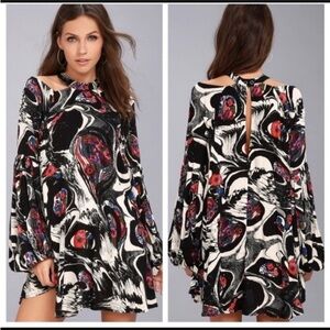 Free People Long Sleeve Mini Dress